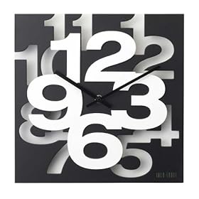 【クリックで詳細表示】CUT AND PASTE CLOCK LCW061-B 2190465