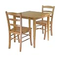 Winsome Groveland 3-Piece Wood Dining Set, Light Oak Finish