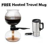 Bodum Santos Stovetop Glass Vacuum 34-Ounce Coffee Maker With