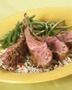 Home Bistro Rosemary Mint Rack of Lamb by Rack of Lamb