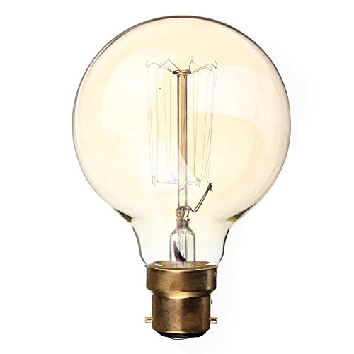 TOOGOO(R) B22 BC Bayonet 40W Filament Light Bulb Large Vintage Unique