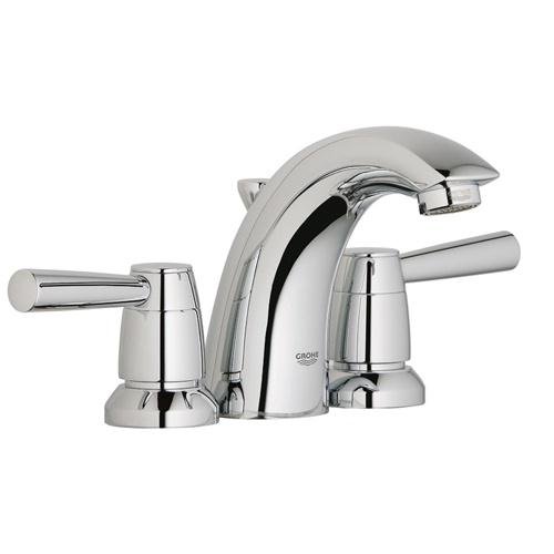 Grohe 20120E Arden Ecofriendly Mini Wideset Bathroom Faucet Finish: Chrome