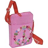 Miquelrius Agatha Ruiz de la Prada Peace & Love Pink Shoulder Bag