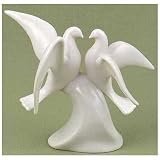 Doves Porcelain Wedding Cake Topper Caketop