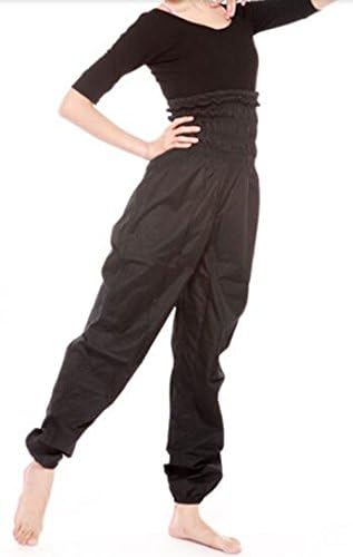Sports Exercise Slimming Gym Outfit Pant Weight-loss Sauna Sweat Pant (Black, L)