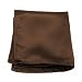 Solid Color Pocket Square by Jacob Alexander - Cocoa Brown