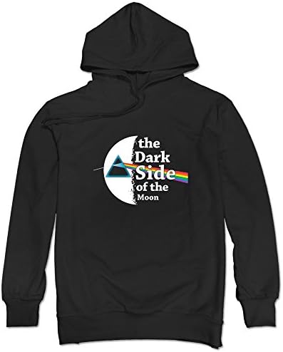 Zcycll Men's Pink Floyd The Dark Side Of The Moon Black Medium Hoodie Sweatshirt