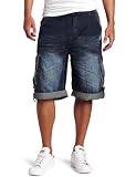 Rocawear Mens Americano Denim Cargo Shorts