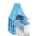 Schardt 13 402 1/595 - Bettset 4-teilig Stargate blau ( 2-teilige Bettw�sche, Himmel und Nestchen)