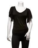 2b Cold Shoulder Jersey Top BLACK (S) 41yNGJvfJmL. SL160 2b Cold Shoulder Jersey Top BLACK (S)