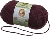 Lion Brand Yarn 821-189 Superwash Merino Cashmere Yarn, Wine