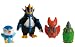 Bandai - 85057 - Pokemon -  Figurines  Mega Collection 5 Et 8 Cm Diamants Et Perles - Empoleon + 4Cm Burmy + Kricketune + Piplup