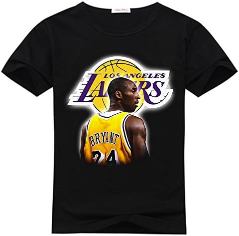 NBA Los Angeles Lakers Kobe Bryant Short Seelve Men Cotton T-Shirt Medium