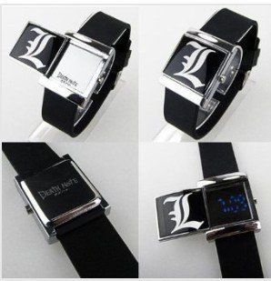Cosplay Costume Anime Watch Wrist Watch with Cool Led Death Note