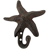 Cast Iron Nautical Starfish Wall Hook