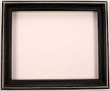 Distressed Black Picture Frame-Solid Wood-413