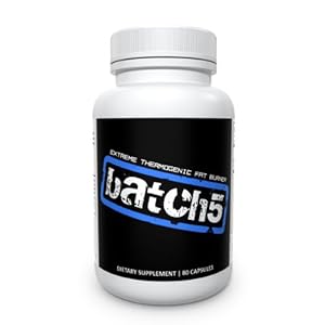 batch5 Extreme Thermogenic Fat Burner Weight Loss Dietary Supplement with Garcinia Cambogia - 80 Capsules
