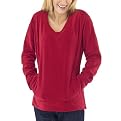 Merona&reg; Womens Cozy Microfleece V-Neck Top - Ruby Slipper