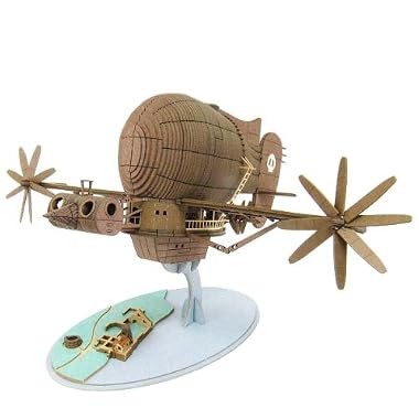 1/300 スタジオジブリシリーズ 天空の城ラピュタ タイガーモス MK07-17 (ペーパークラフト)