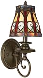 Ava Collection Vintage Bronze Tiffany Wall Sconce - QUZ-TFAV8701VB