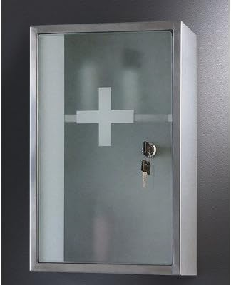 Ketcham 9.75W x 15.75H-in. Lockable Surface Mount Medicine Cabinet by KETCHAM