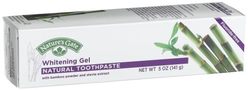 Nature's Gate Natural Toothpaste, Whitening Gel, 5 oz (141 g) (Pack of 3)