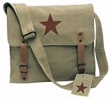 Rothco Khaki Vintage Medic Bag With Brown Star