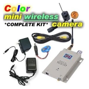Wireless Color Spy Video Camera Complete Package by 