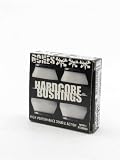 Bones Wheels Hardcore White / Black Skateboard Bushings - Includes 4 Pieces - Hard
