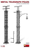 35529 1/35 Metal Telegraph Poles