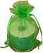 Sheer Organza Favor Bags - 3"x4" - Emerald Green, Pk of 60
