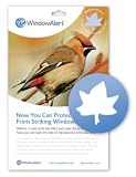 Maple Leaf Window Decal-Save Wild Birds!
