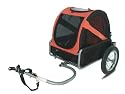 DoggyRide Mini Dog Bicycle Trailer, Rebel Red/Black