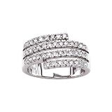 14K White Gold 1/2 ct. Diamond Fashion Ring