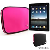 ScratchDefense Reversible Magenta/Black Neoprene Sleeve for the Apple iPad