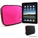 ScratchDefense Reversible Magenta/Black Neoprene Sleeve for the Apple iPad - Conforms to and Protects your Apple iPad, With Zippered Accessory Pocket