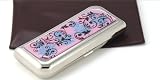 GLAM New Hardcover Tampon Carrying Case - Metal with Funky Design and Pouch Holder