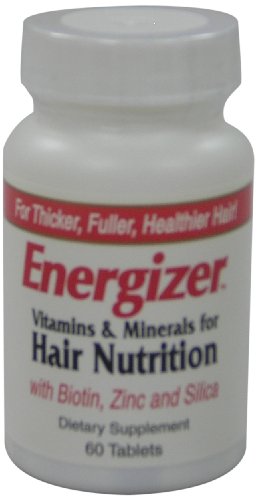 Hobe Labs Energizer Hair Nutrition Vitamins, 60-Count