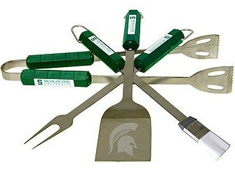 Michigan State Spartans Grill BBQ Utensil Set