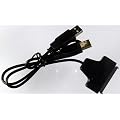 USB2.0 an SATA 22pin Adapterkabel PAUB023 ID9800
