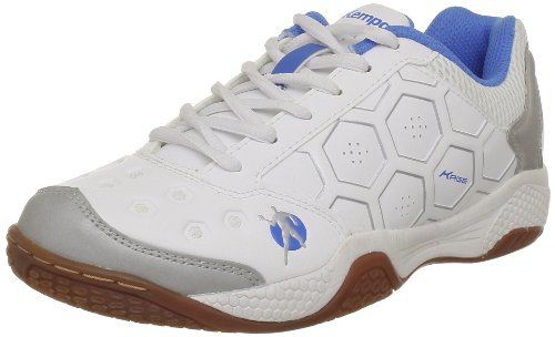 Kempa Kage Women 200834801, Scarpe da pallamano donna, Bianco (Weiss (weiß/kempablau/silber 01)), 41