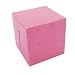 Southern Champion Tray 0807 Pink Paperboard Non-Window Lock-Corner Bakery Box, 4" Length x 4" Width x 4" Height (Case of 200)
