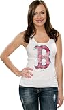 Boston Red Sox Women's White Scoop Neck Tunic Length Tank