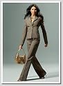 Laura Scott Eleganter Hosenanzug Beige Braun (466)