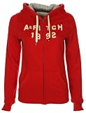 Abercrombie & Fitch Womens Hoodie Red 1892