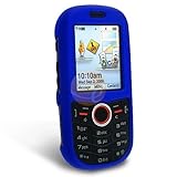 Clip-on Rubber Coated Case for Samsung Intensity U450, Dark Blue