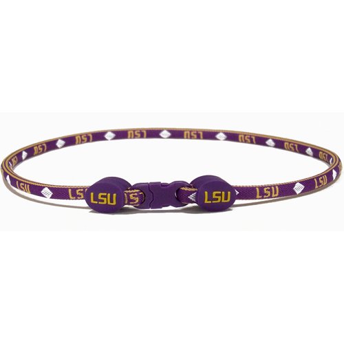 LSU Louisiana State University Tigers 21 Inch Titanium Sport Necklace NCAA College Team Logo