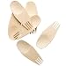 Bambu 3-1/2-Inch All Occasion Veneerware Sporks, Package of 24, Natural