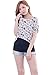 Bearsland Women's Maternity Shirt Nursing Tops Modal Comfy Breastfeeding Clothes
