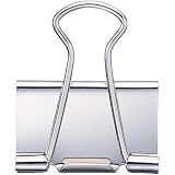 カウネット ダブルクリップ　シルバー　大　３２ｍｍ　１０個入